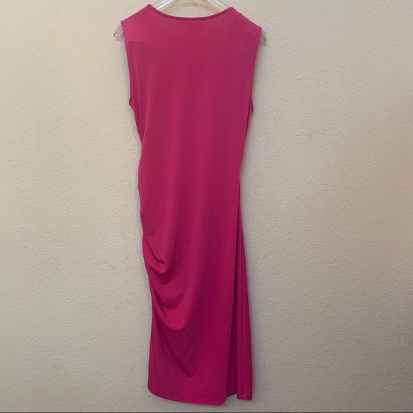 MICHAEL Michael Kors Pink Zipper Shoulder Dress B19/3 - Picture 9 of 11